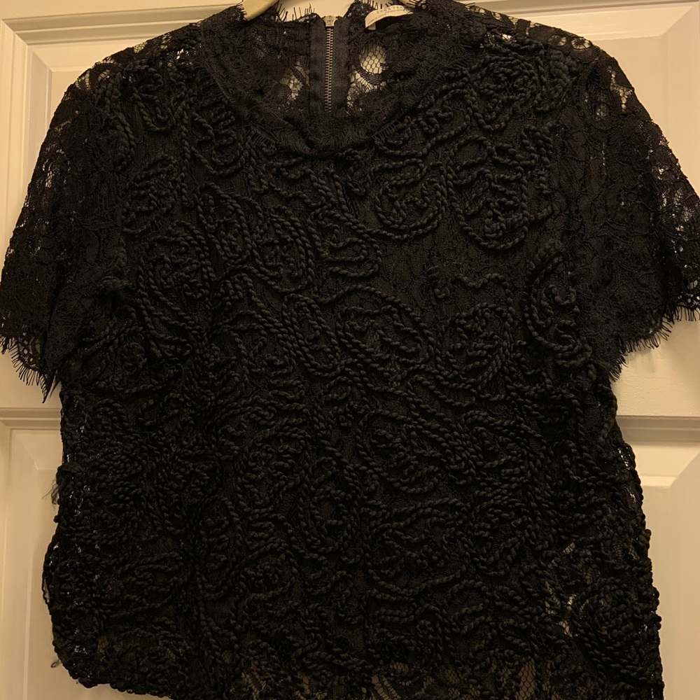 Zara sheer blouse